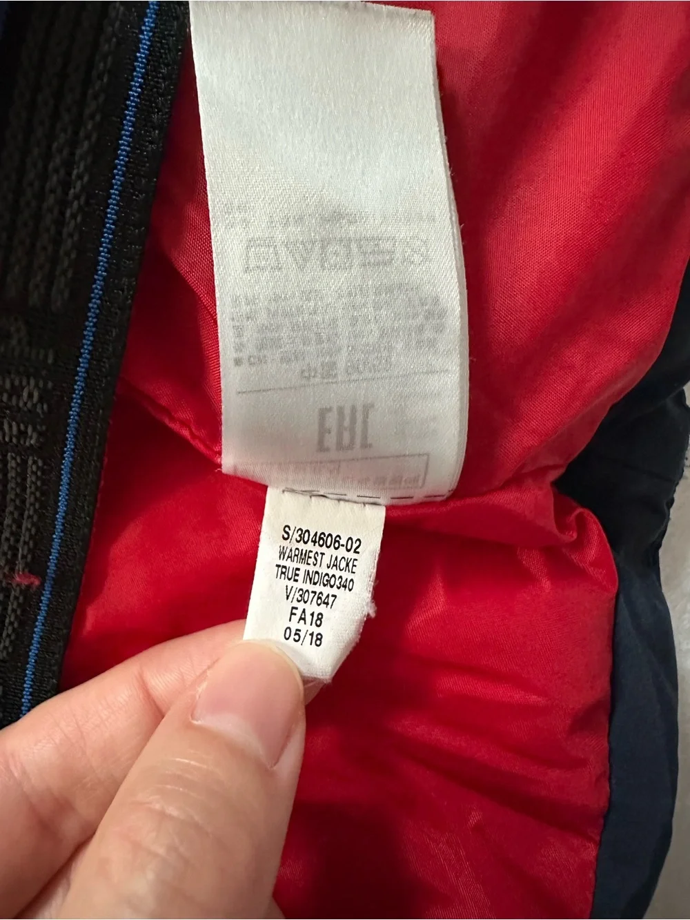 Baby Gap Warmest Jacket True Indigo Blue Toddler Boys Size 2T Puffer Winter
